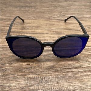 Stylish Black and Blue Sunglasses